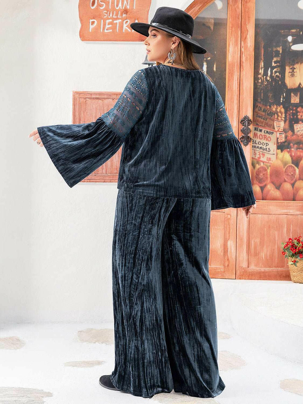 Midnight Velvet Jumpsuit - Plus Size - The Rogue Daisy