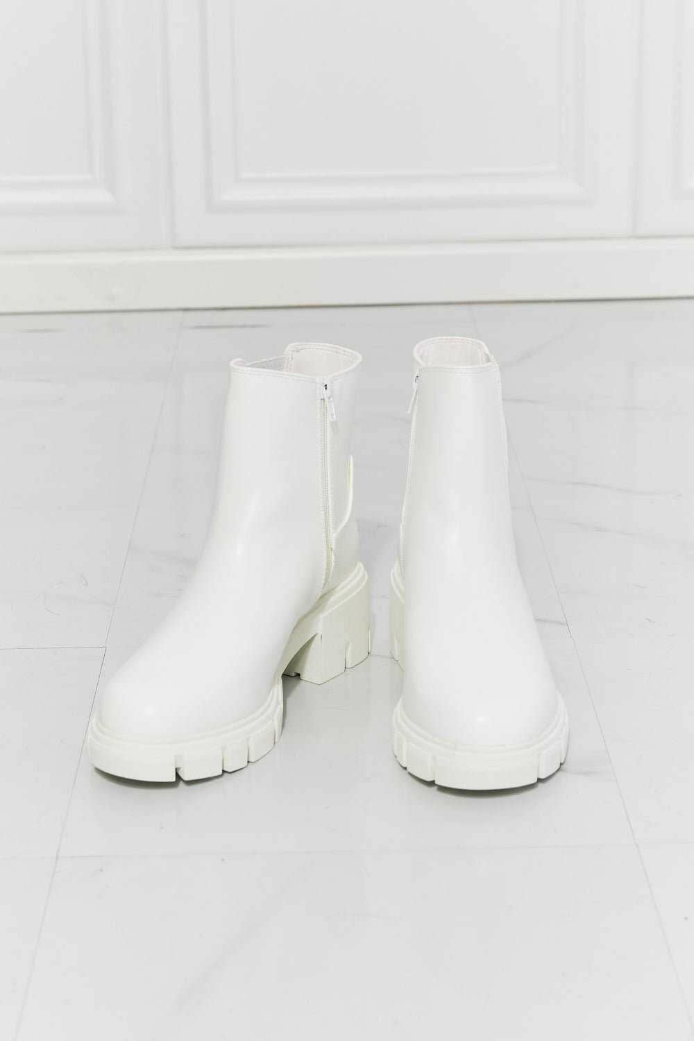 Fashionable White Boots