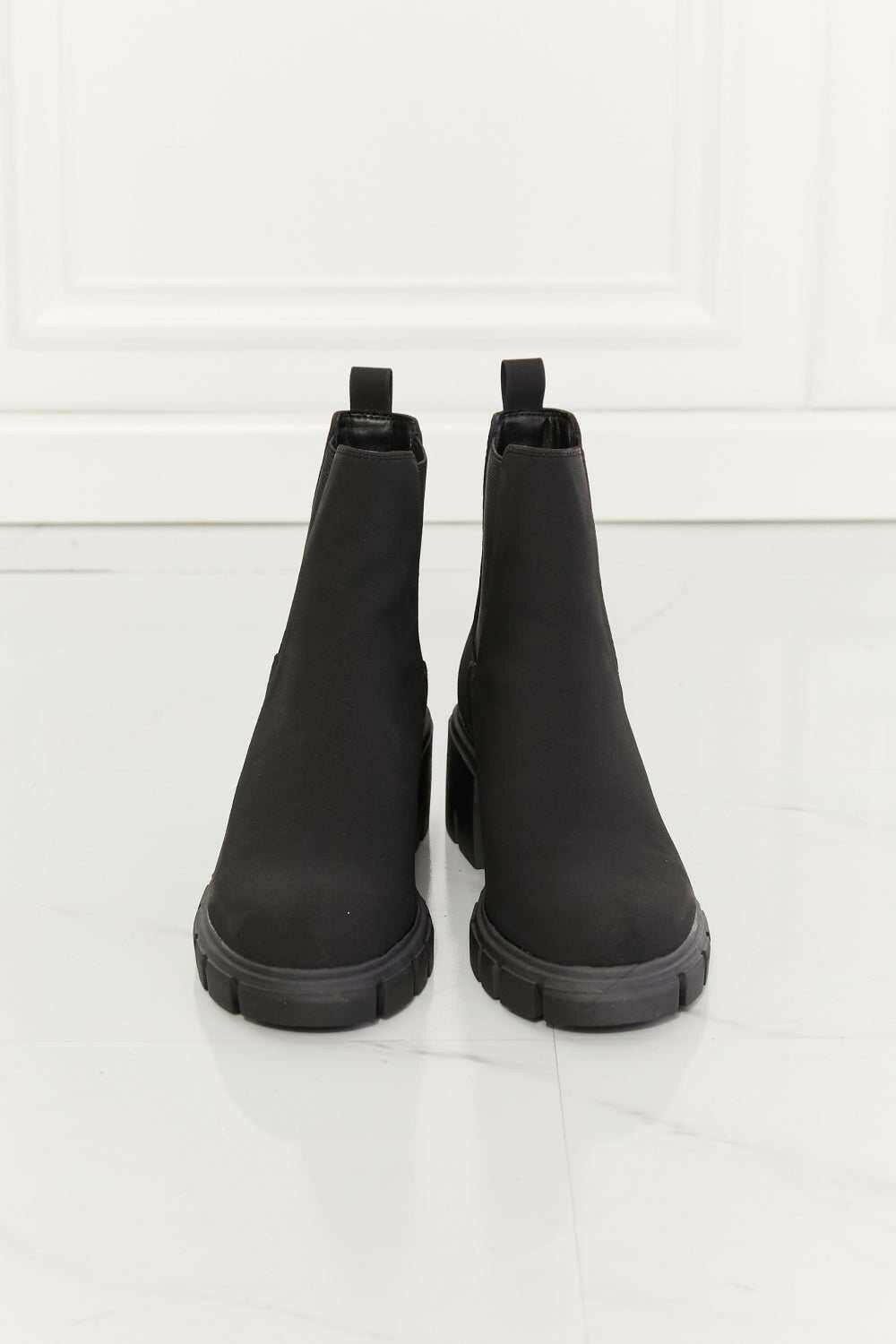 'Work For It' Matte Lug Sole Chelsea Boots - The Rogue Daisy