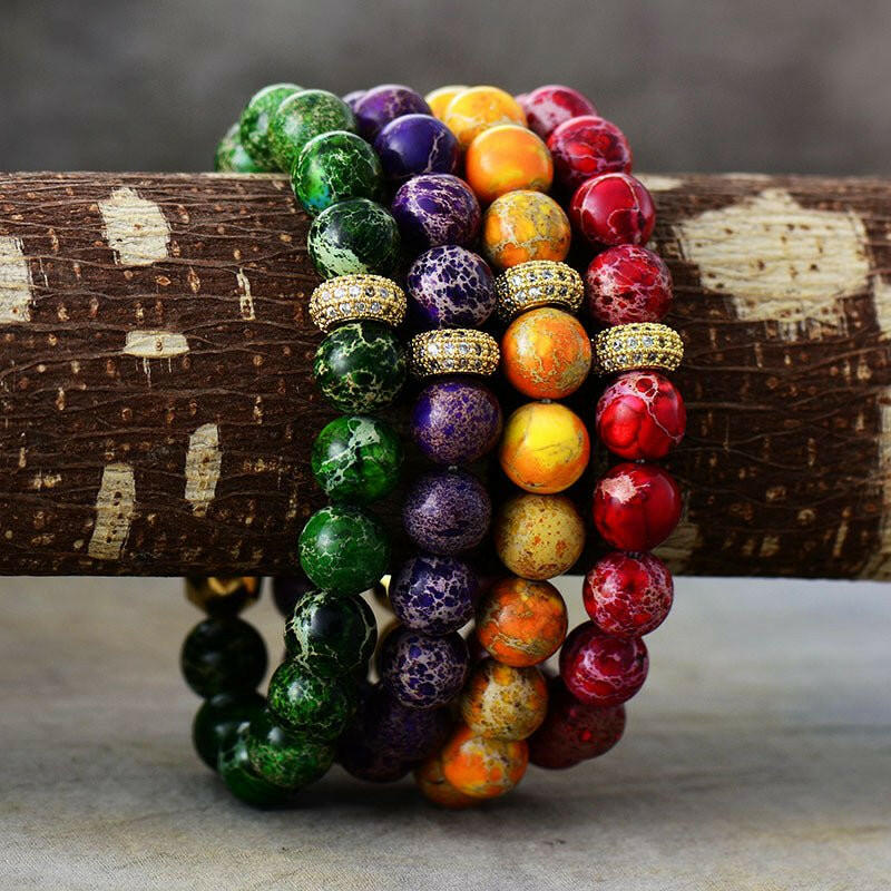 Natural Stone Beaded Bracelet - The Rogue Daisy