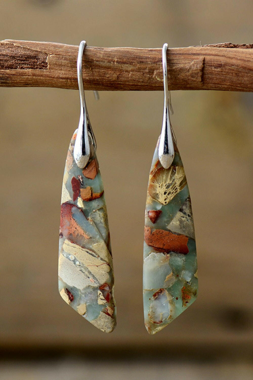 Natural Stone Dangle Earrings - The Rogue Daisy