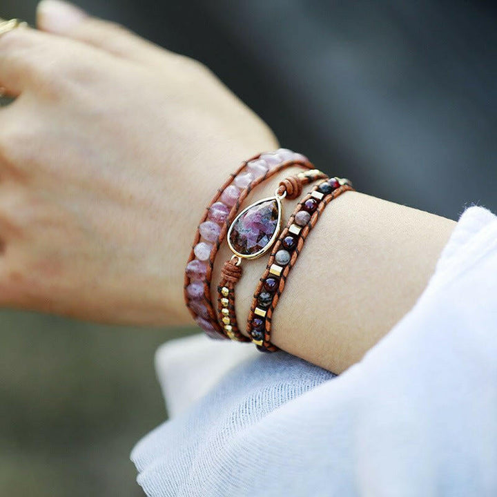 Natural Stone Layered Bracelet - The Rogue Daisy