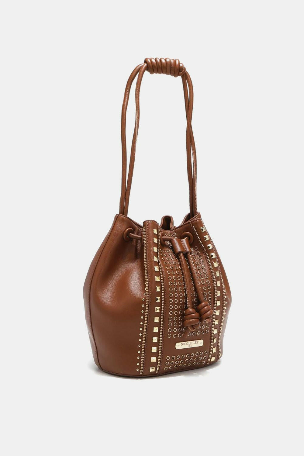 Nicole Lee USA Amy Studded Bucket Bag - The Rogue Daisy