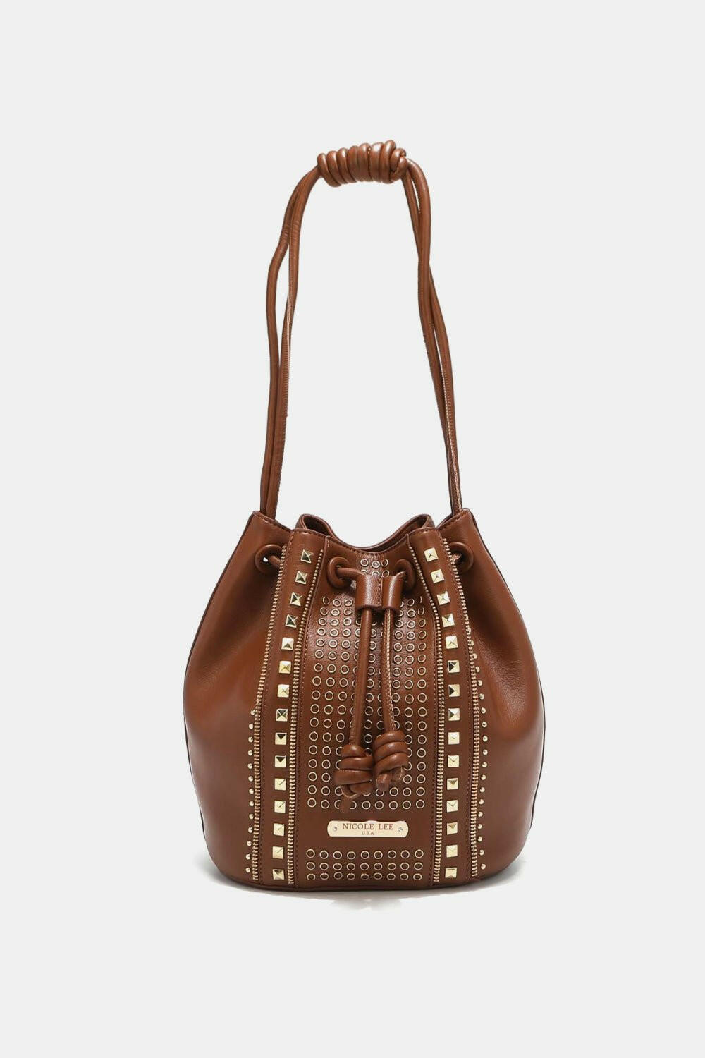 Nicole Lee USA Amy Studded Bucket Bag - The Rogue Daisy