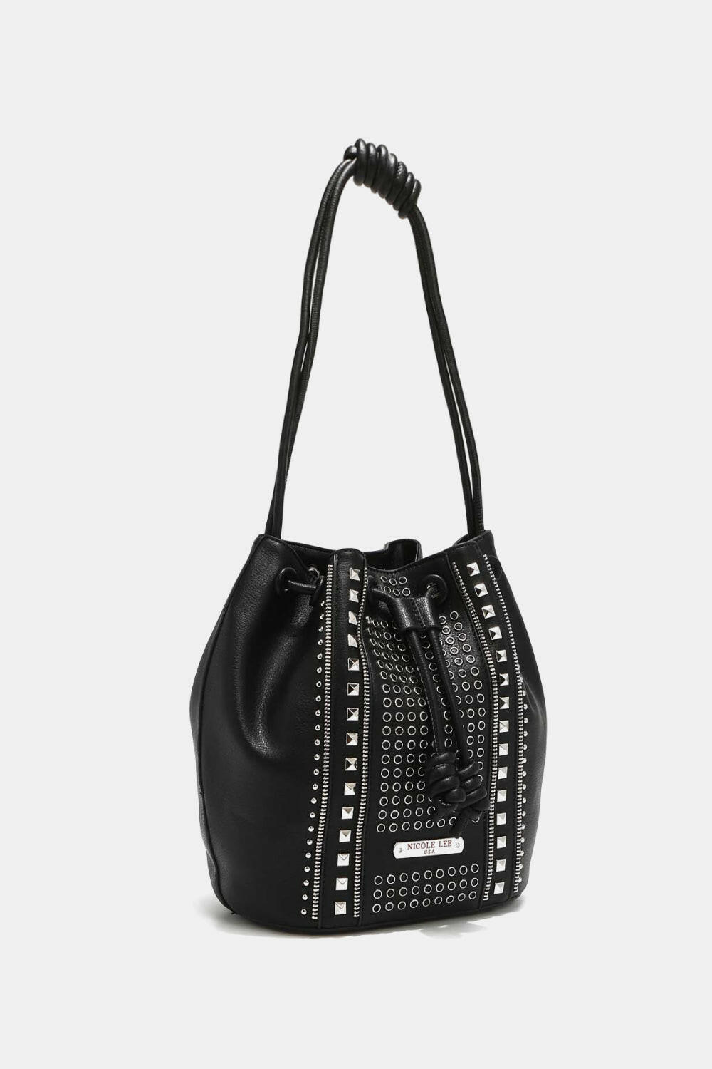 Nicole Lee USA Amy Studded Bucket Bag - The Rogue Daisy