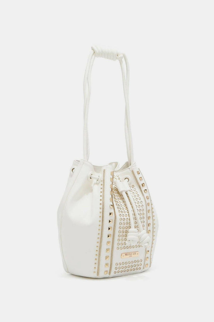 Nicole Lee USA Amy Studded Bucket Bag - The Rogue Daisy