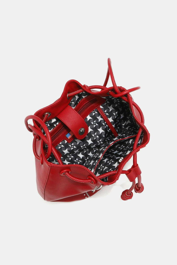 Nicole Lee USA Amy Studded Bucket Bag - The Rogue Daisy