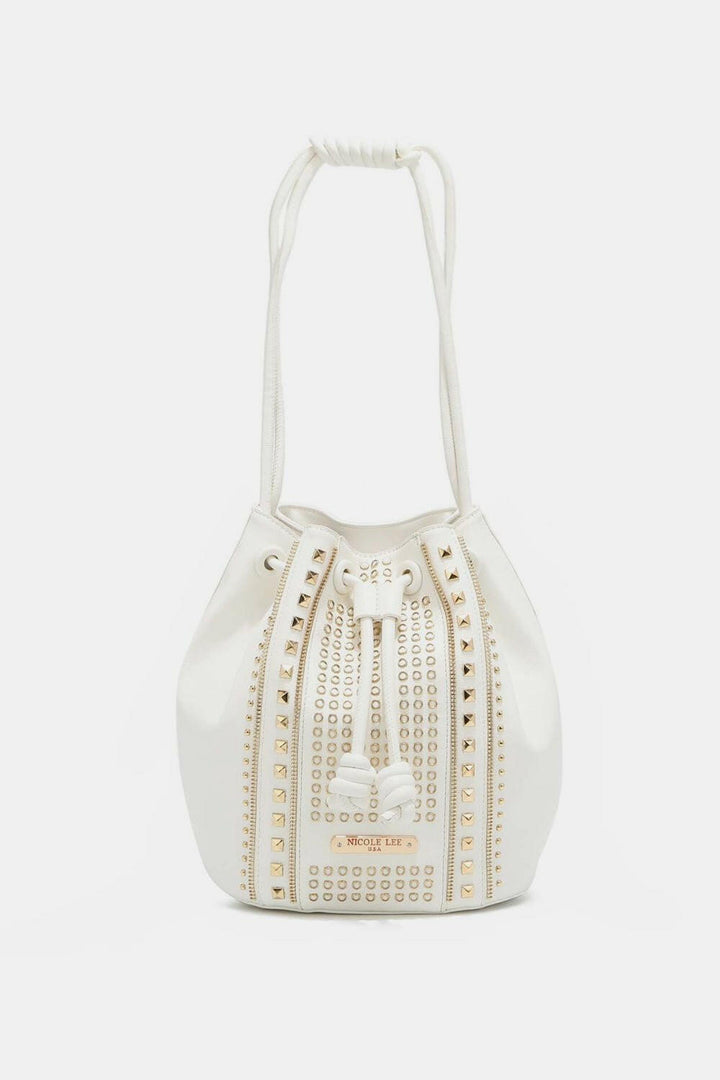 Nicole Lee USA Amy Studded Bucket Bag - The Rogue Daisy