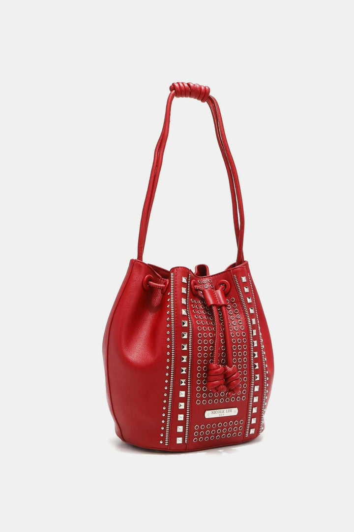 Nicole Lee USA Amy Studded Bucket Bag - The Rogue Daisy