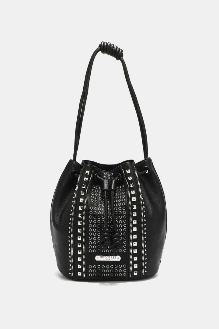 Nicole Lee USA Amy Studded Bucket Bag - The Rogue Daisy