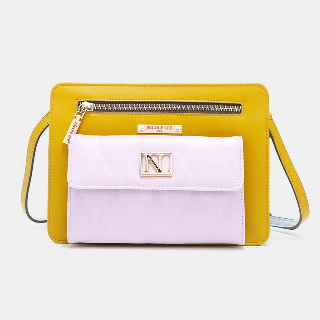 Nicole Lee USA Color Block Crossbody Bag - The Rogue Daisy