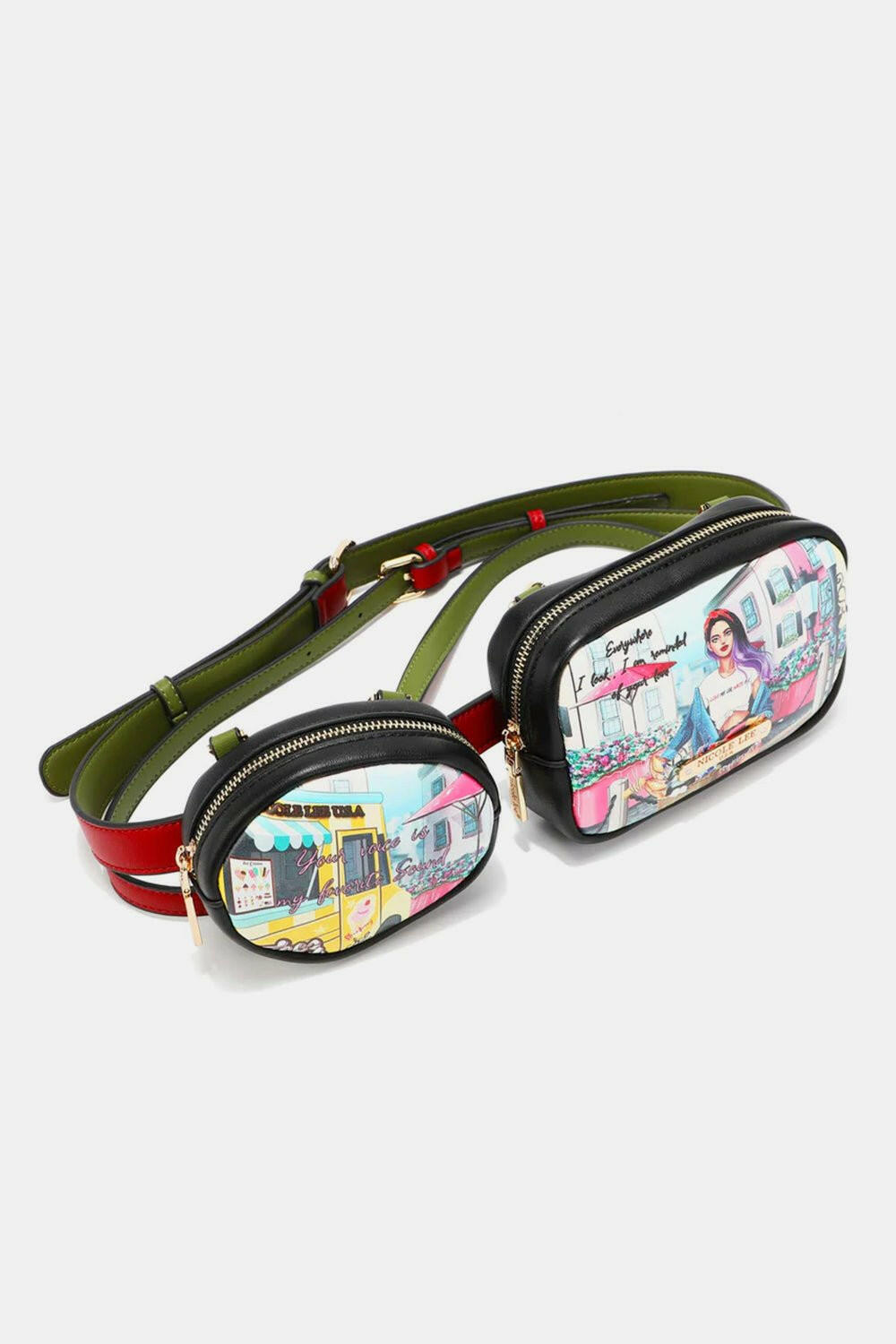 Nicole Lee USA Double Pouch Fanny Pack - The Rogue Daisy