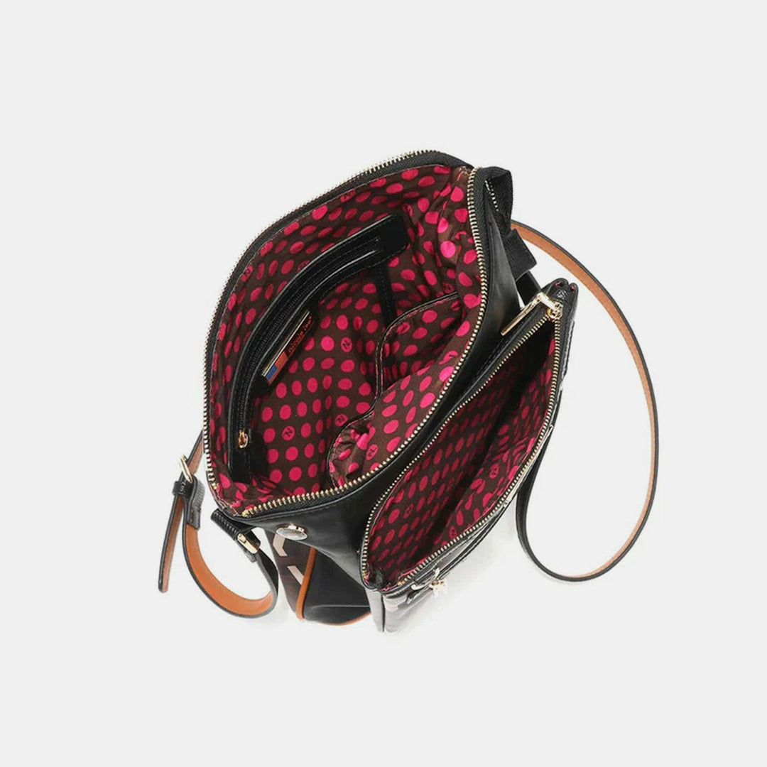 Nicole Lee USA Geometric Pattern Crossbody Bag - The Rogue Daisy