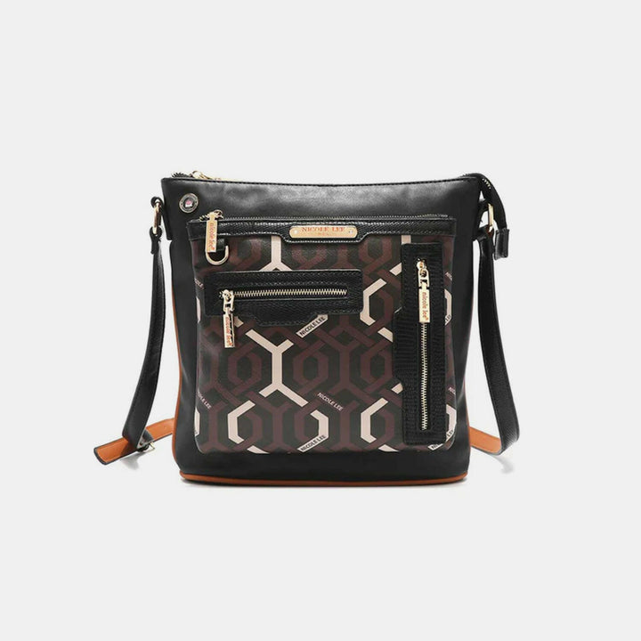 Nicole Lee USA Geometric Pattern Crossbody Bag - The Rogue Daisy