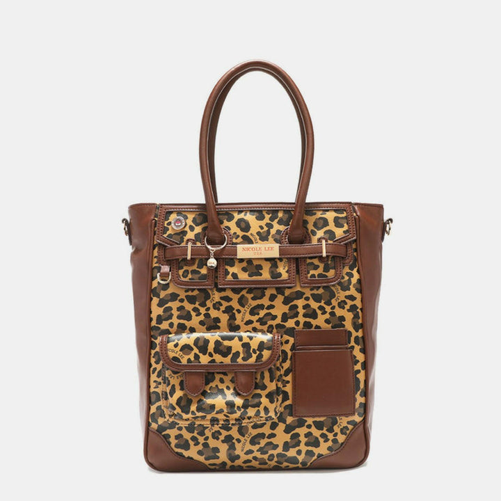 Nicole Lee USA Leopard Large Tote Bag - The Rogue Daisy