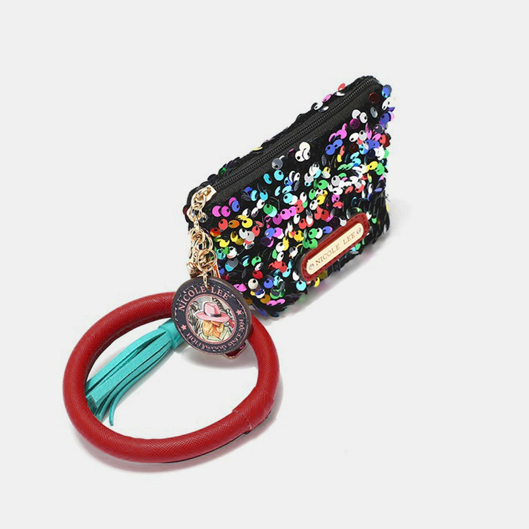 Nicole Lee USA Sequin Pouch Wristlet Keychain - The Rogue Daisy