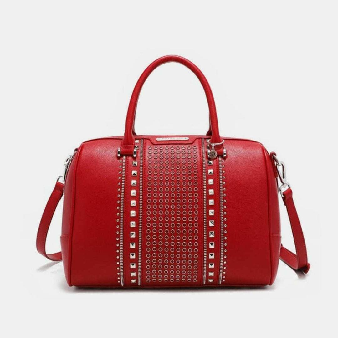 Nicole Lee USA Studded Boston Bag - The Rogue Daisy