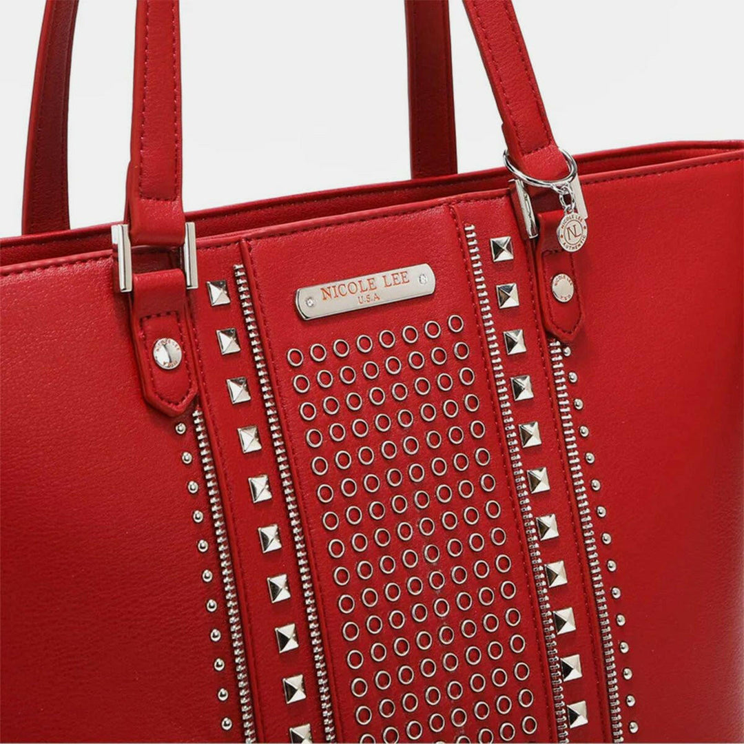 Nicole Lee USA Studded Decor Tote Bag - The Rogue Daisy