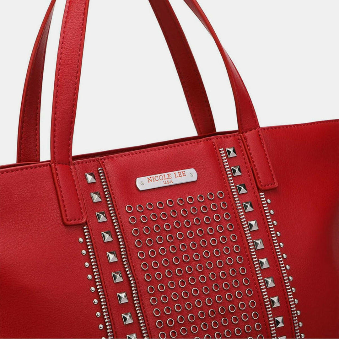 Nicole Lee USA Studded Large Tote Bag - The Rogue Daisy