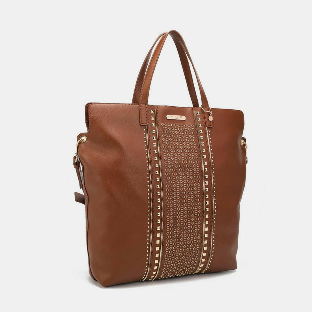 Nicole Lee USA Studded Large Tote Bag - The Rogue Daisy