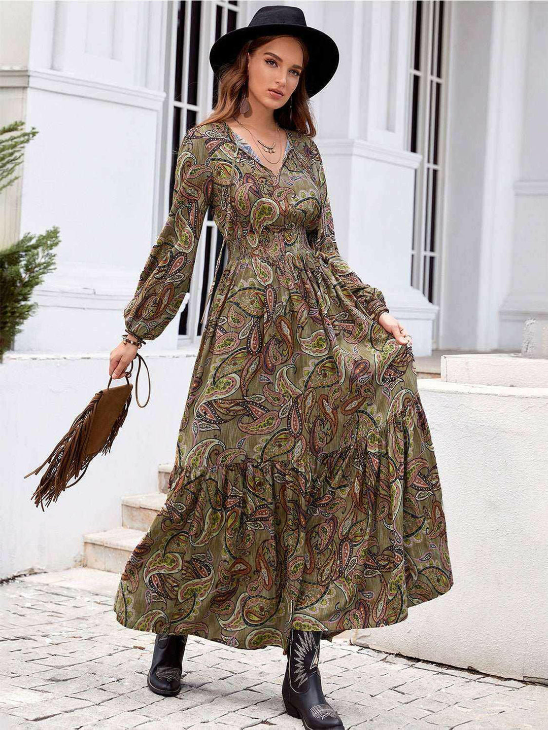 Paisley Path Maxi Dress - The Rogue Daisy