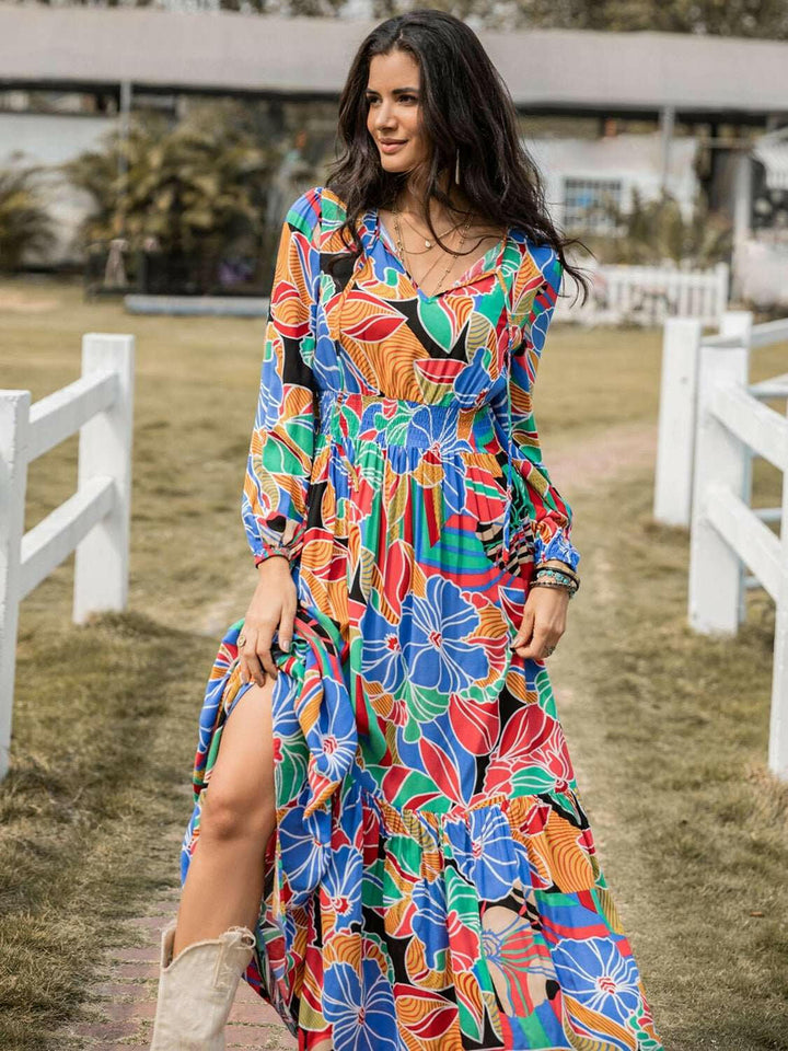 Radiant Floral Maxi Dress - The Rogue Daisy