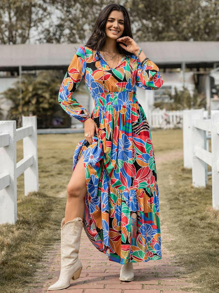 Radiant Floral Maxi Dress - The Rogue Daisy