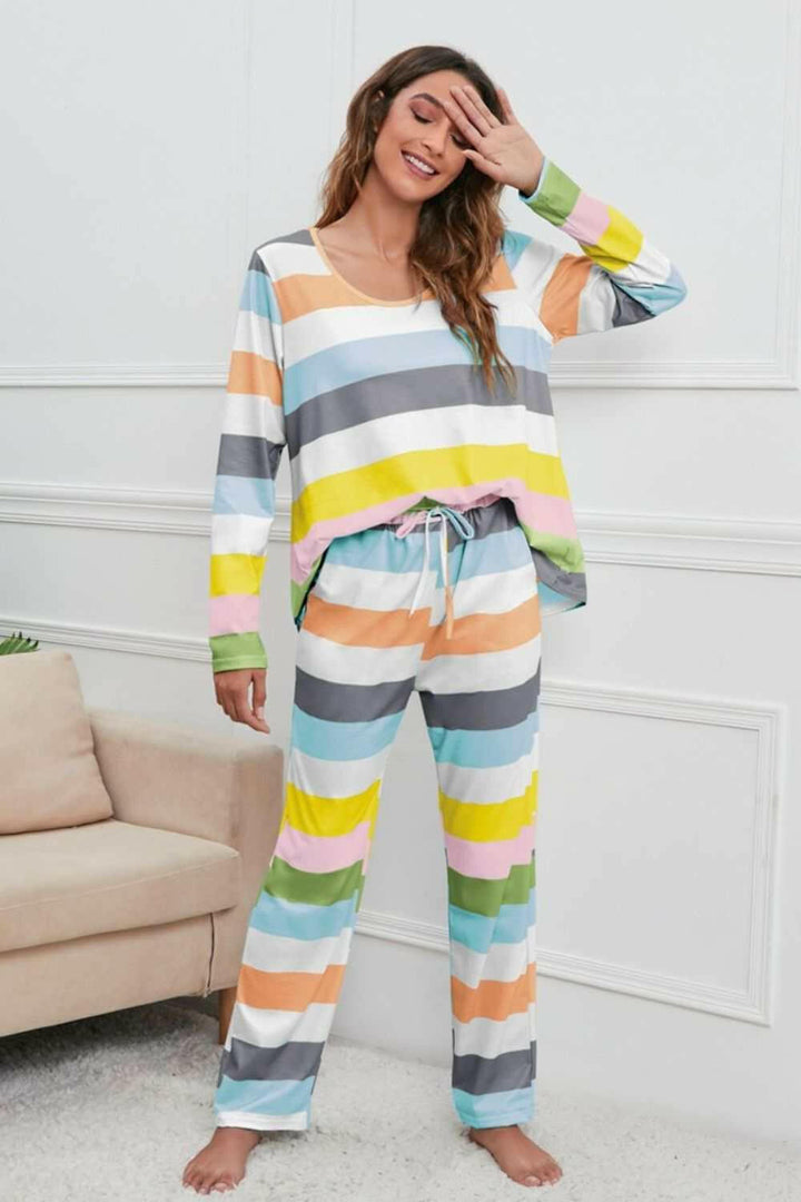 Rainbow Chill Pajama Set - The Rogue Daisy