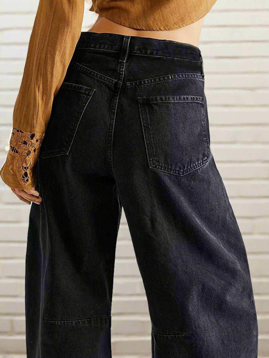 Raw Hem Wide Leg Jeans - The Rogue Daisy