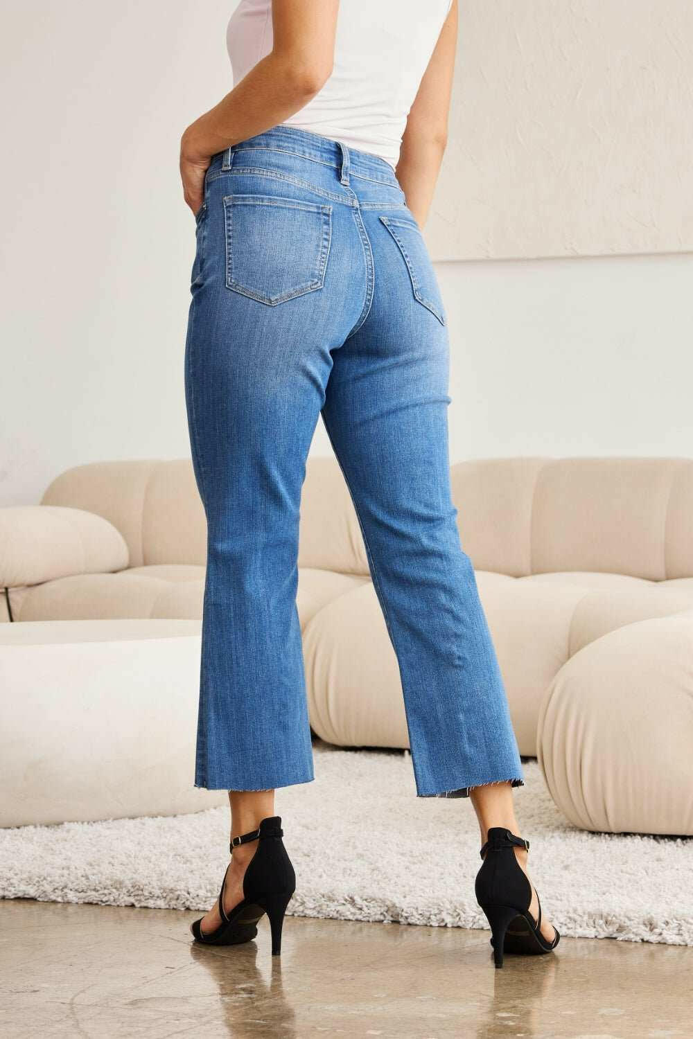 RFM 'Mini Mia' Tummy Control High Waist Jeans - Full Size - The Rogue Daisy